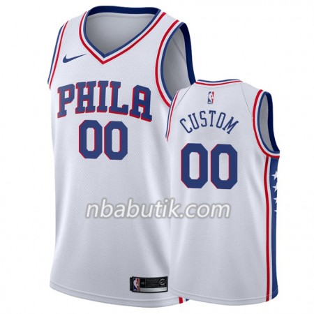 NBA Mænd Trøje Philadelphia 76ers Custom Nike 2019-20 Association Edition Swingman